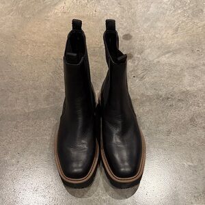 Sam Edelman Laguna Black Leather Women's Boots